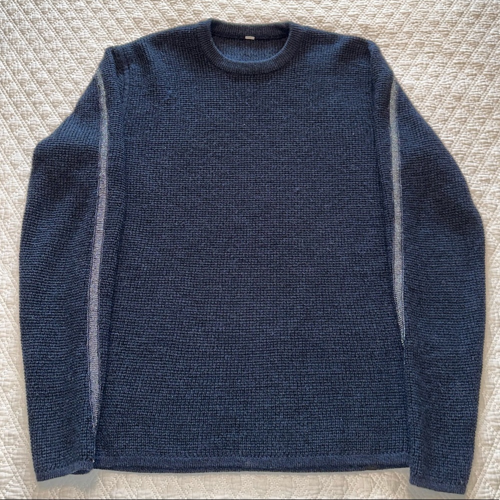 Lululemon Merino Wool Navy Carry-on Crewneck Sweater